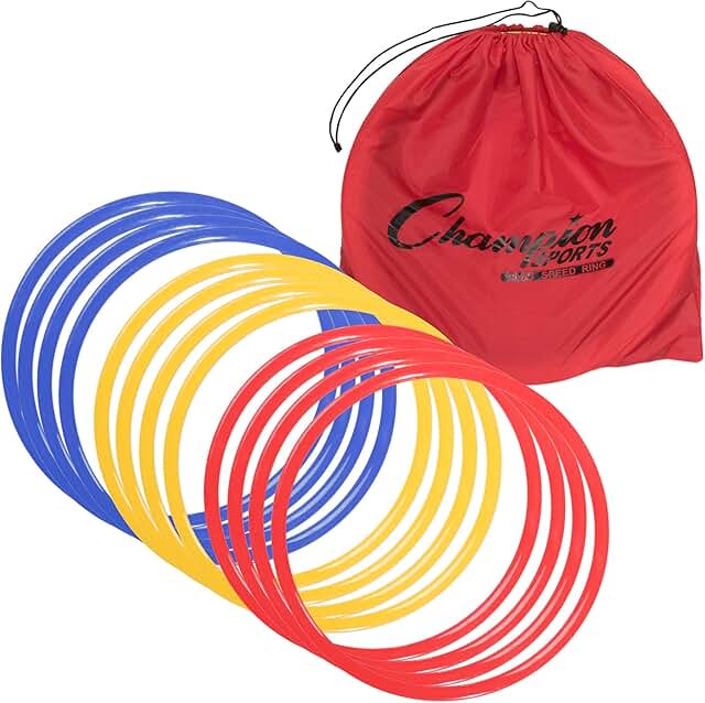 12 Pack Speed Agility Training Rings