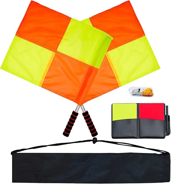 Referee Gear Kit Whistle Cards Flags
